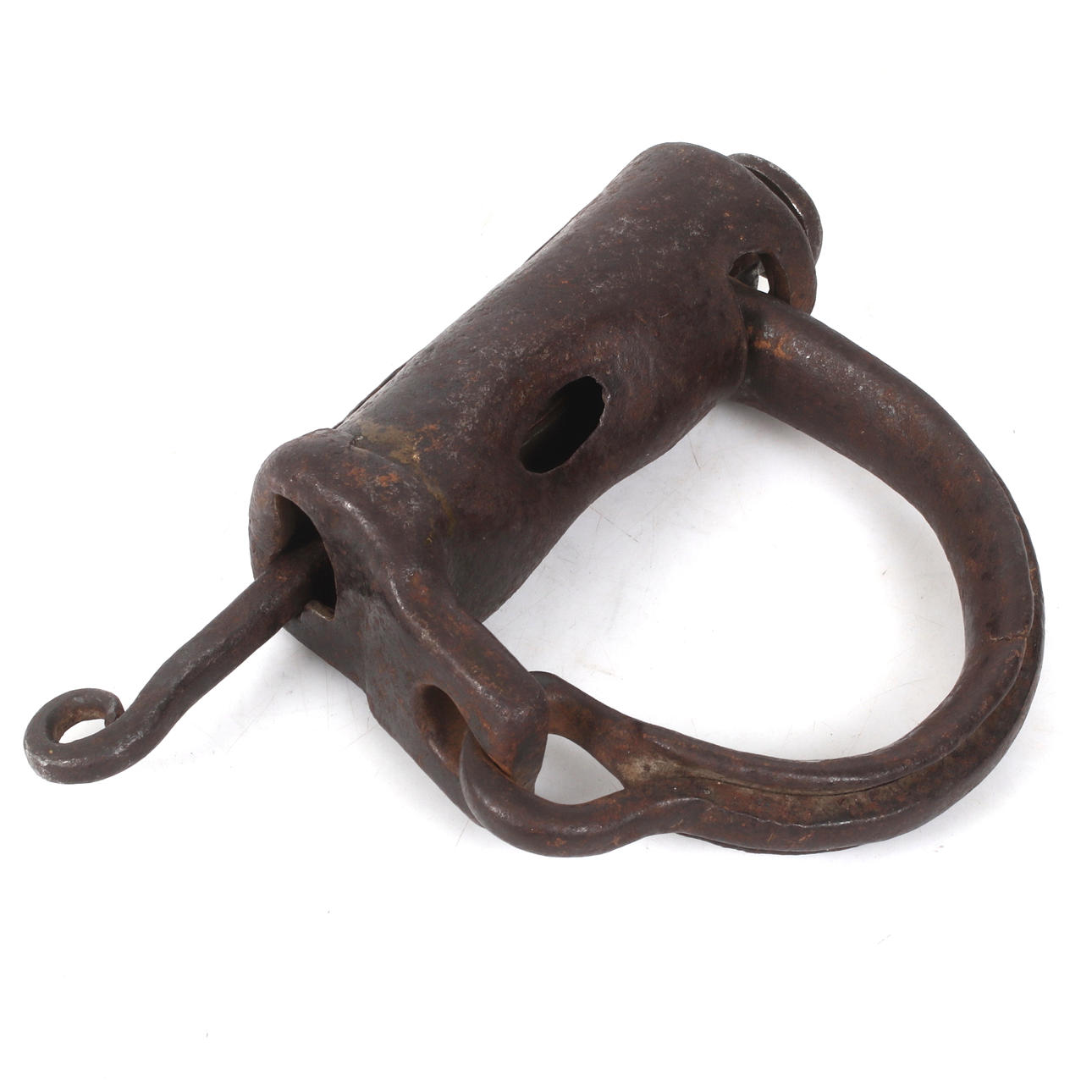 A forged bolt lock, 17th/19th century.