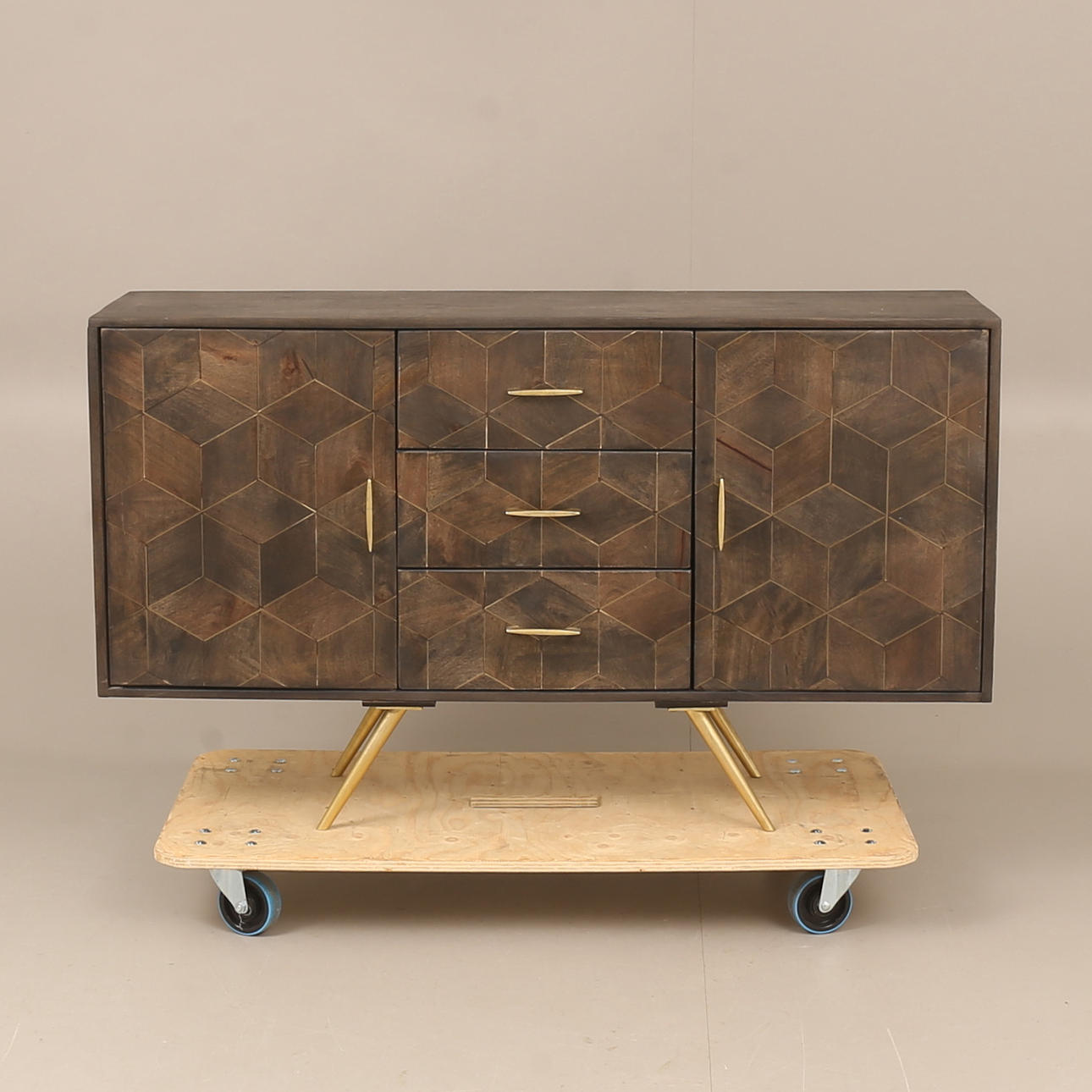 SIDEBOARD, trä och metall, samtida.