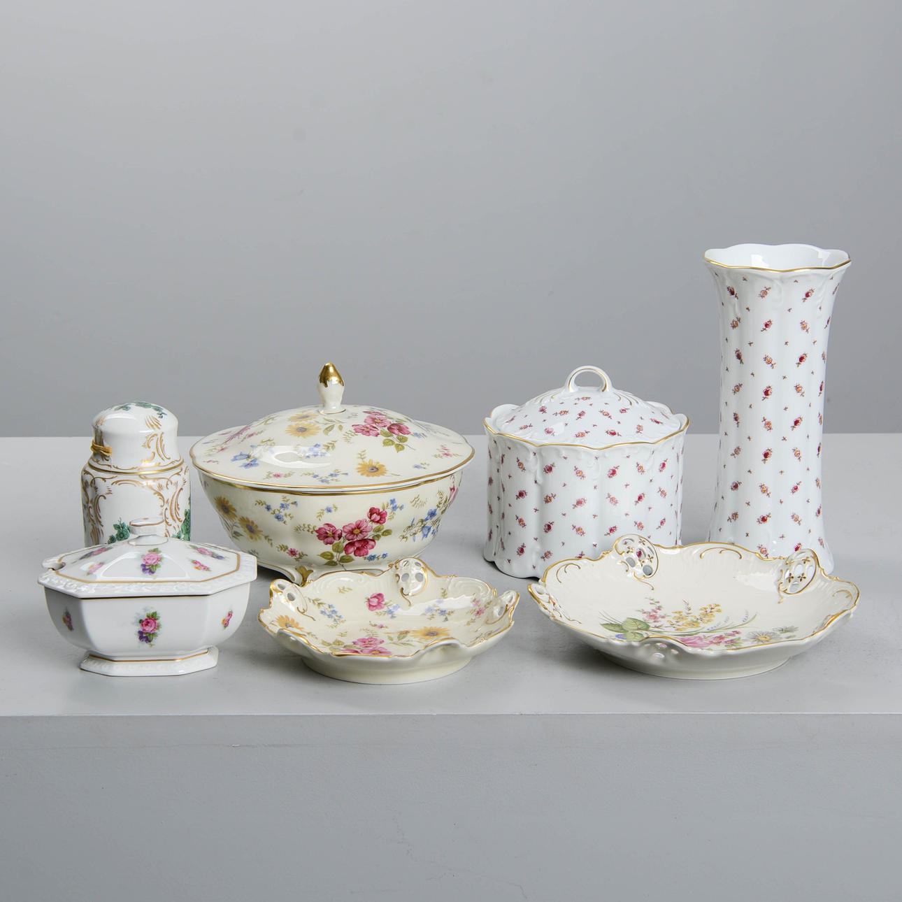 ROSENTHAL, servisdelar, 7 st, bl. a. "Maria".