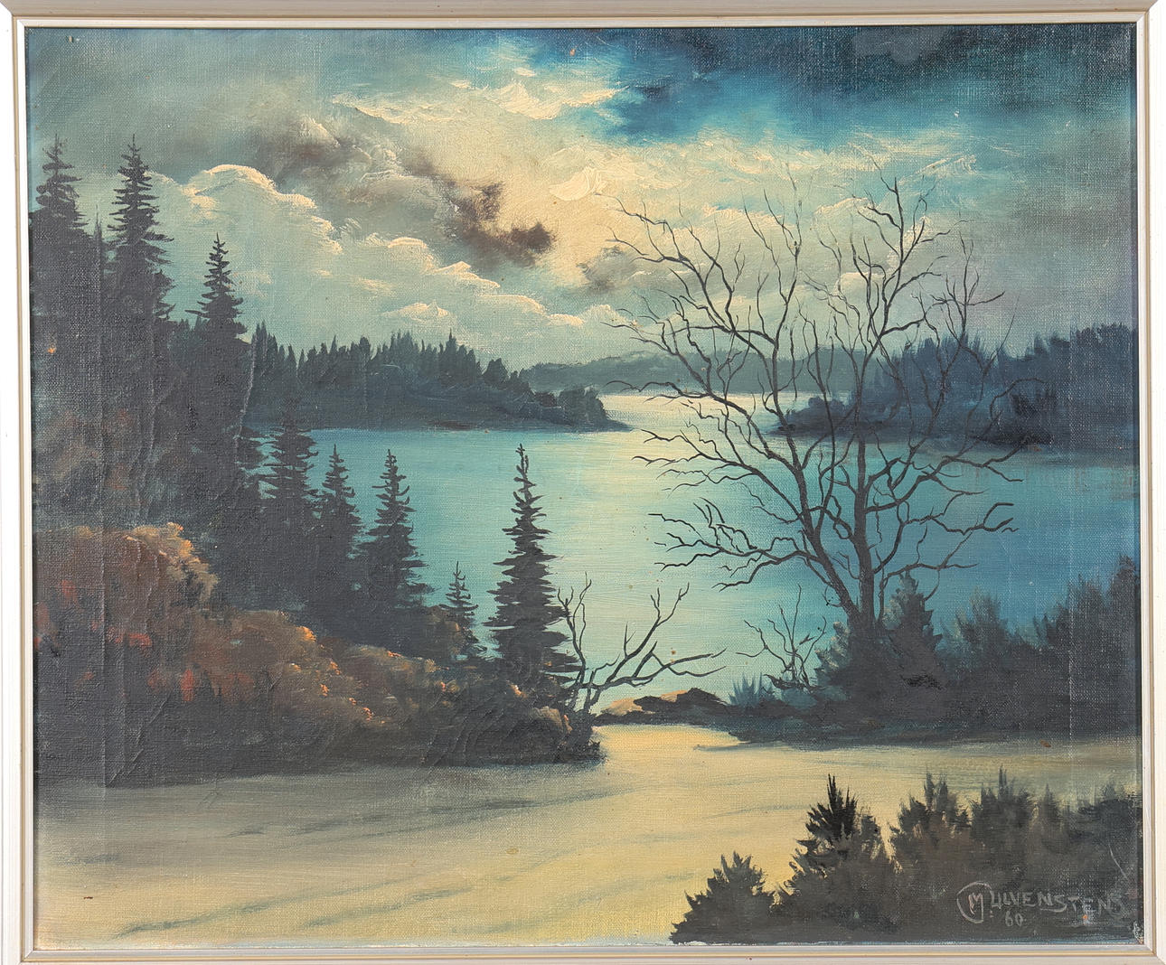 JACK ULVENSTEN. OIL ON CANVAS, signed and dated.