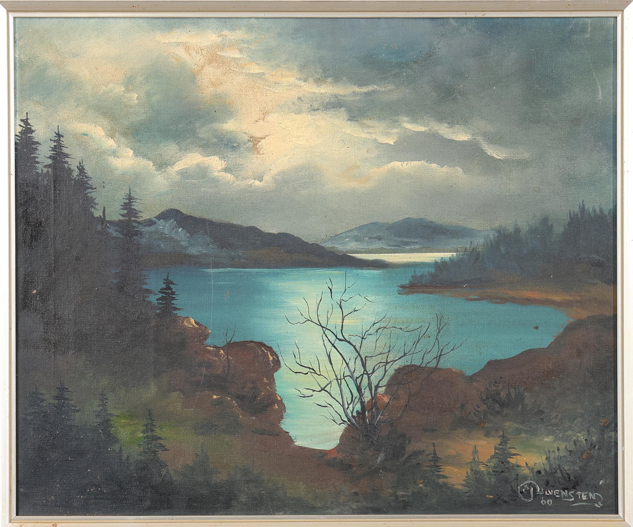 JACK ULVENSTEN. OIL ON CANVAS, signed and dated.