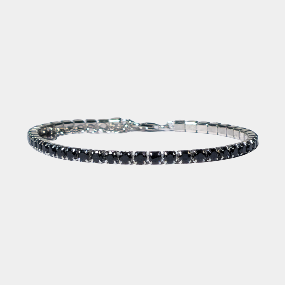 RIVIERE BRACELET IN SILVER.