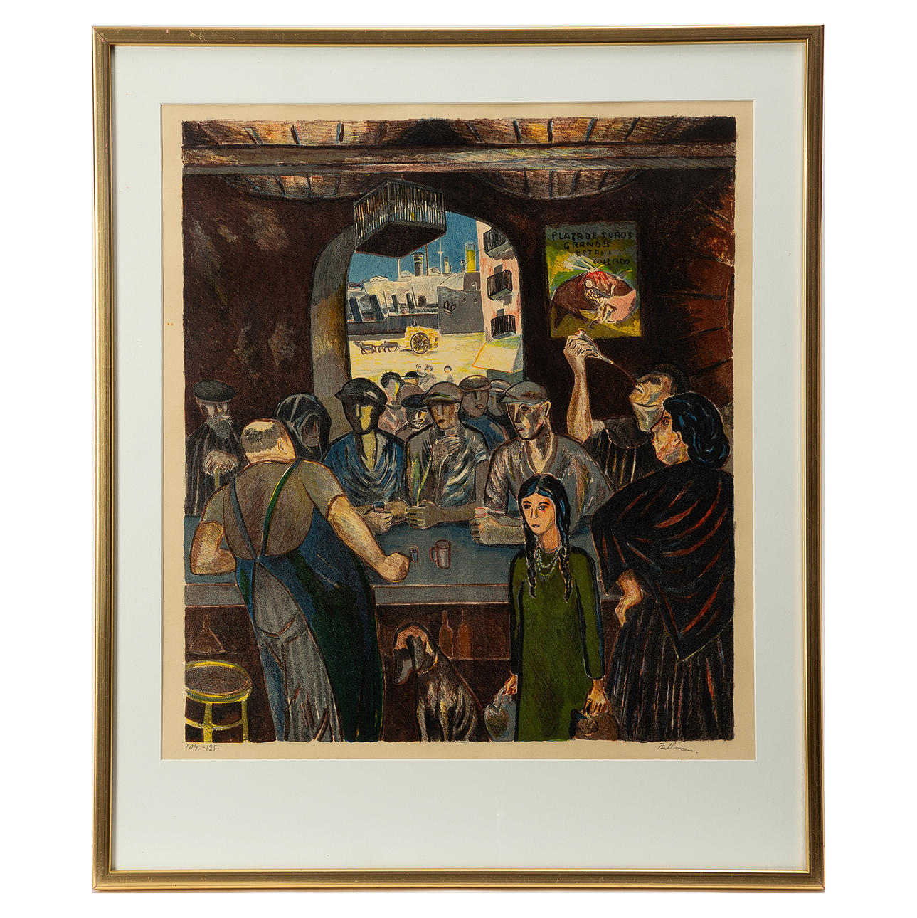 TORSTEN BILLMAN. Lithograph, signed and numbered 104/125.