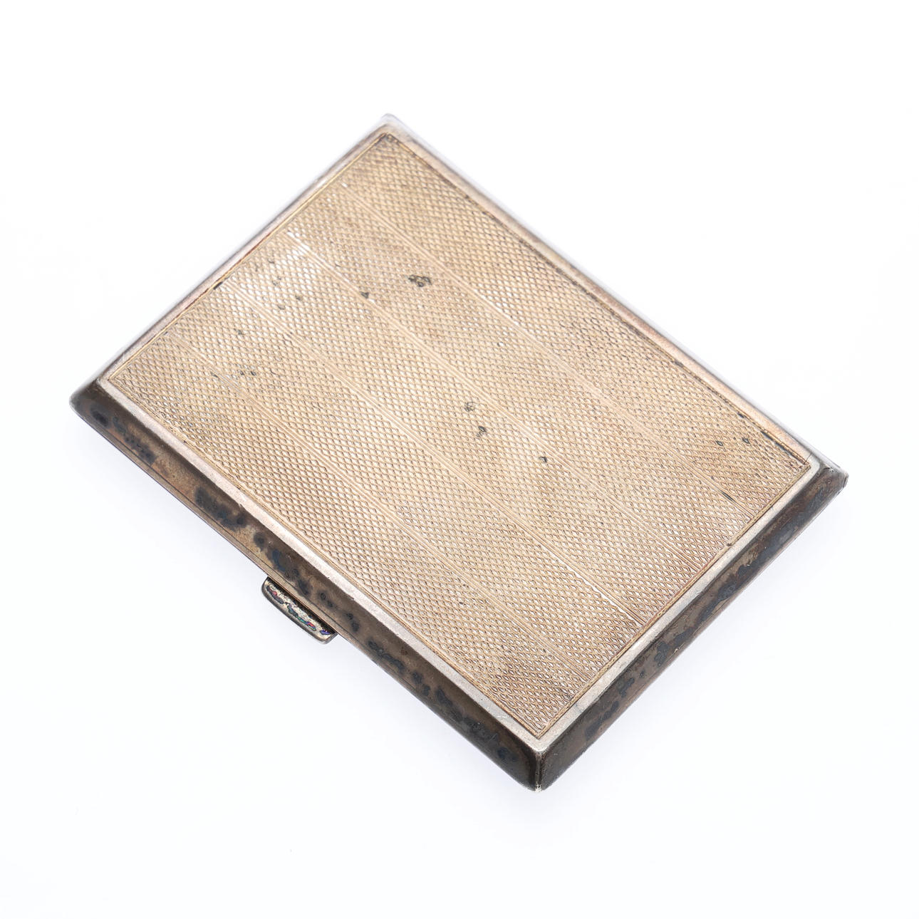 A SILVER CIGARETTE CASE, 91.48 GRAMS.