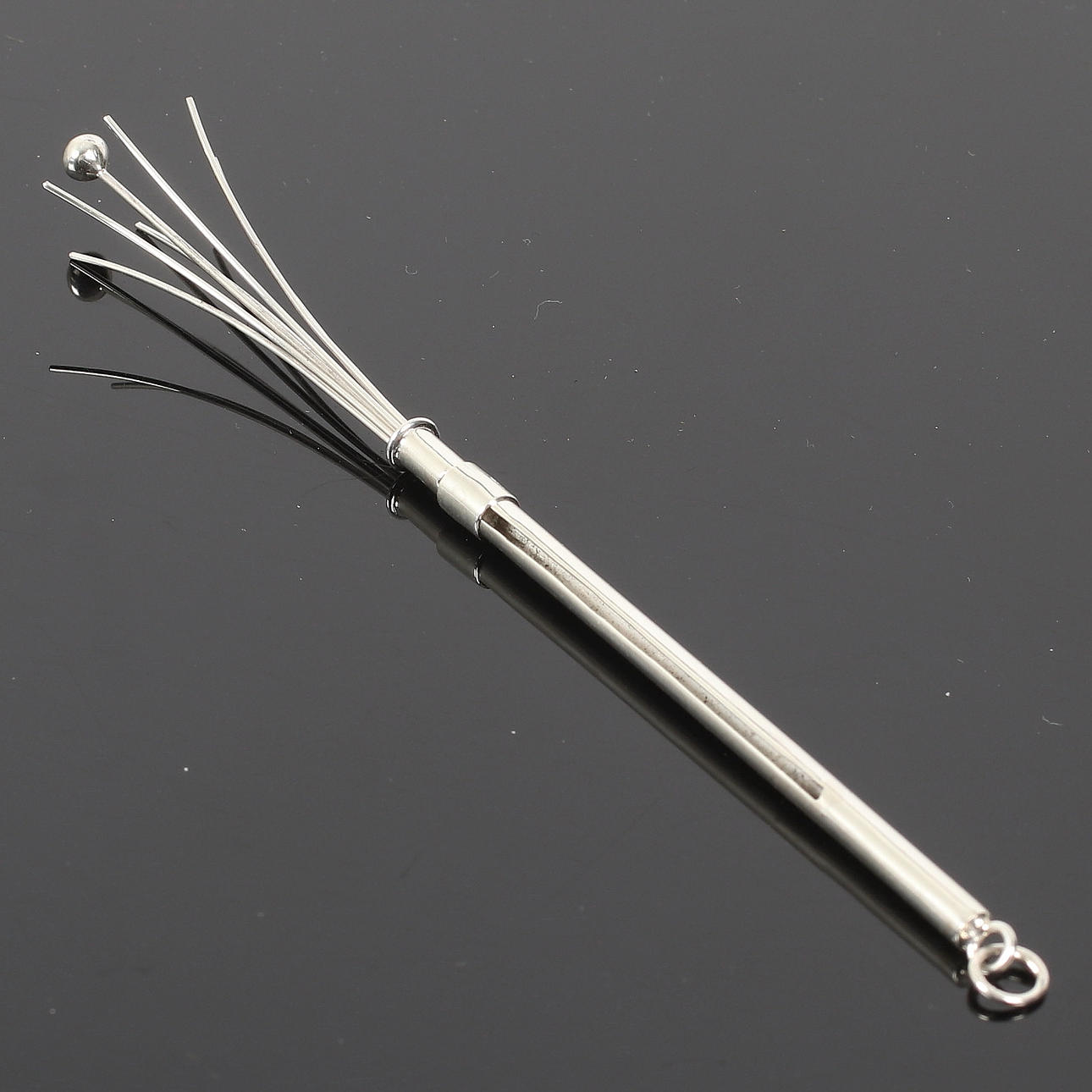 (6C06) CHAMPAGNEVISP, Sterling silver, 1900-tal.