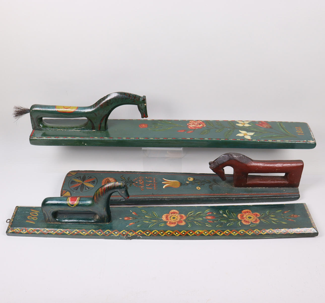 MANGELBRÄDA, 3 st, 1800-tal.