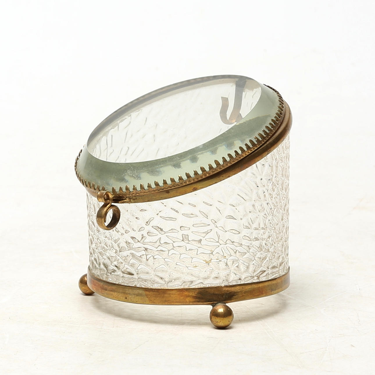 POCKET BOX, glass/metal.