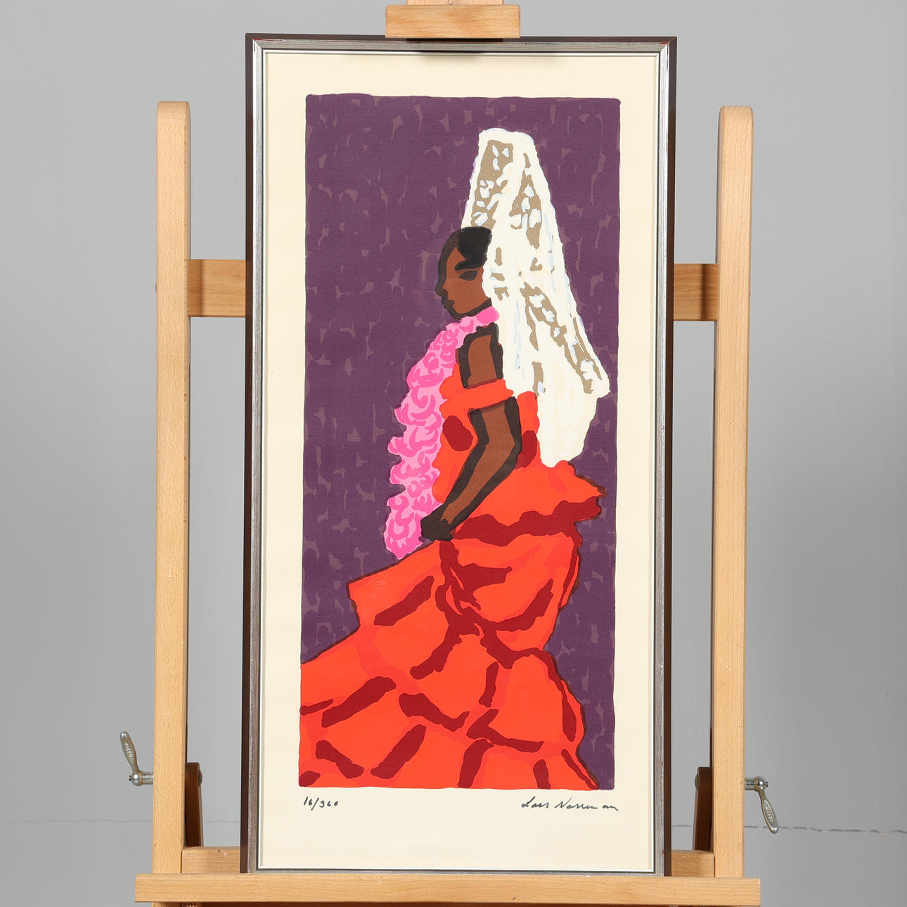 LARS NORRMAN. LITHOGRAPH, signed and numbered 16/360.