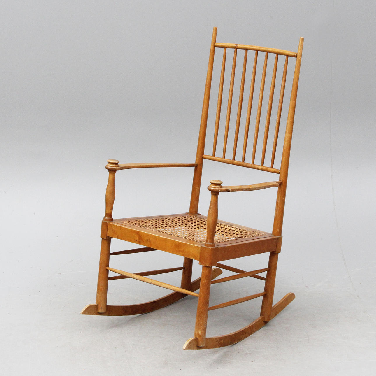 GUNGSTOL, björk, sekelskiftet 1900.