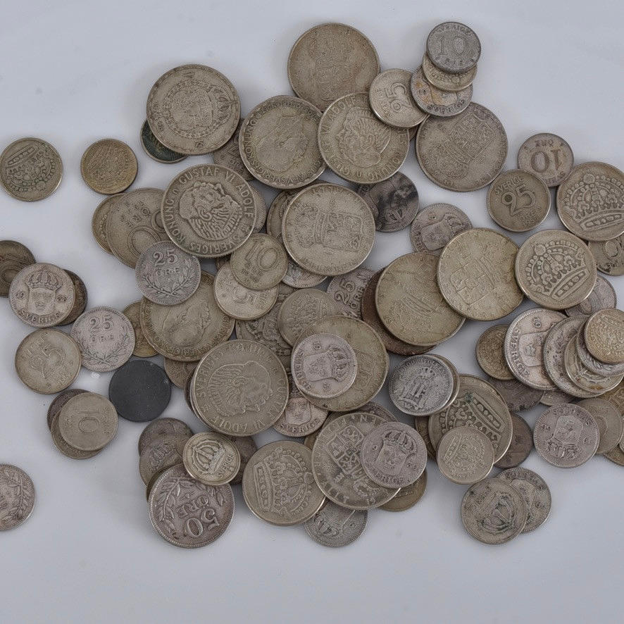 PARTI SVENSKA SILVERMYNT.