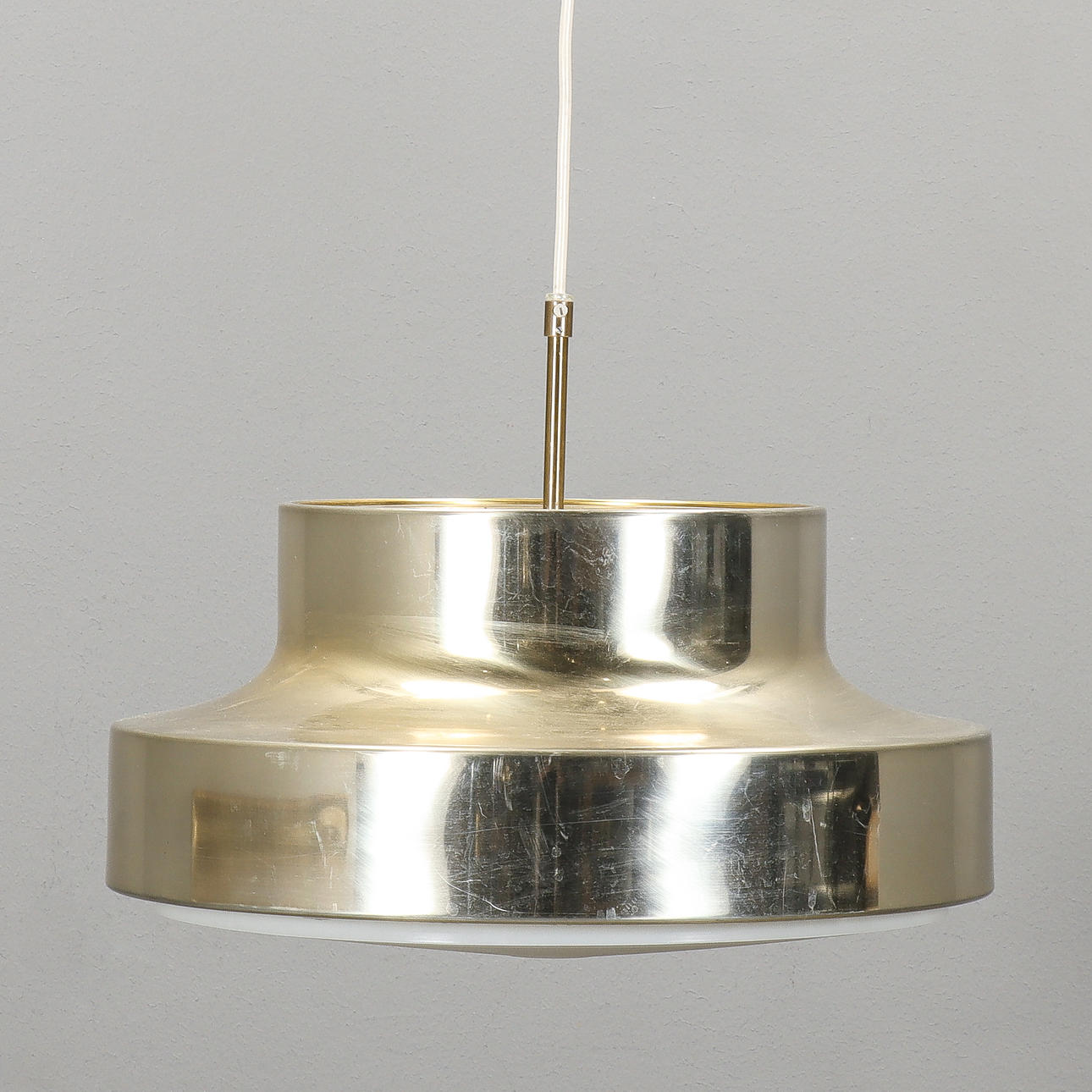 CEILING LAMP brass coloured sheet, Falkenbergs Illumination.