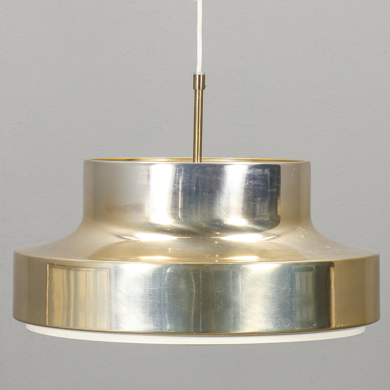 CEILING LAMP brass coloured sheet, Falkenbergs Illumination.