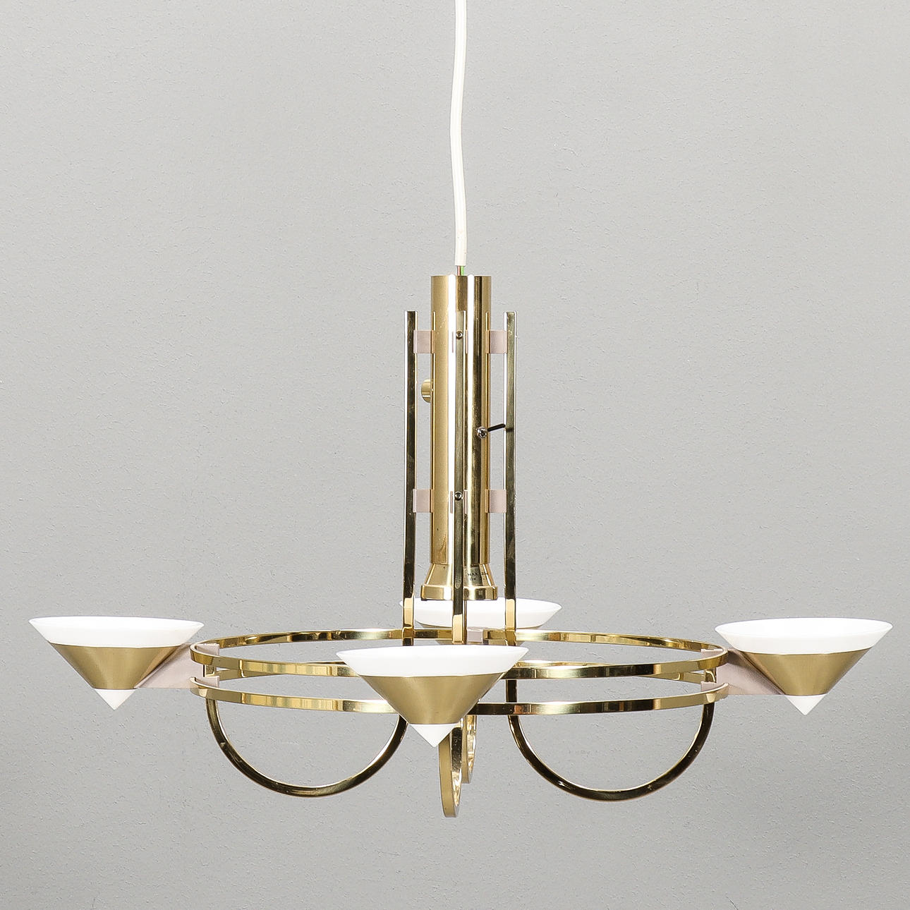 CEILING LAMP brass, Höjvik “Orbit”.