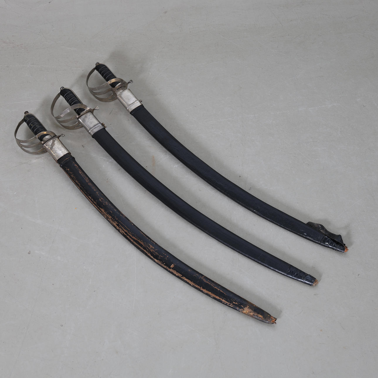 Three 20th Century Indian SABLAR.