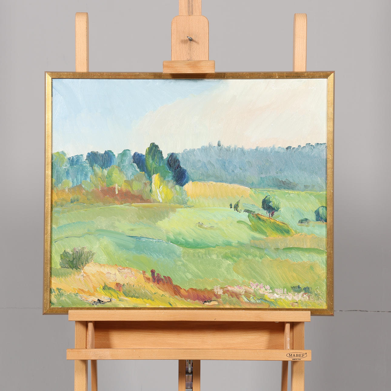 GÖRAN BRUNIUS. OIL ON CANVAS, signed.