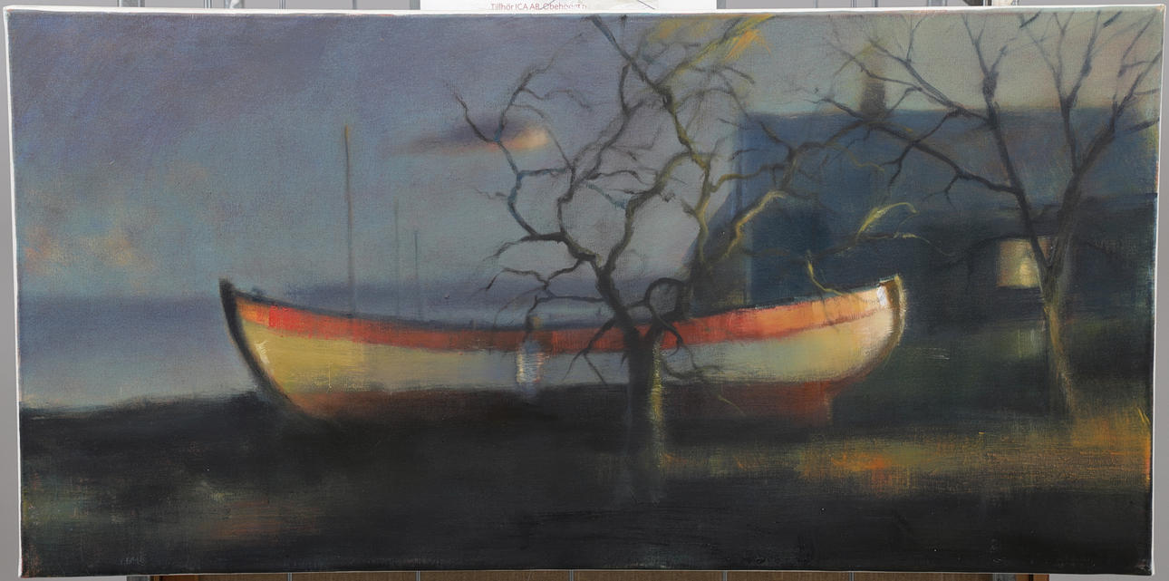 MATS ARONSSON. “Weekend”, oil on canvas, signed and dated 2017.