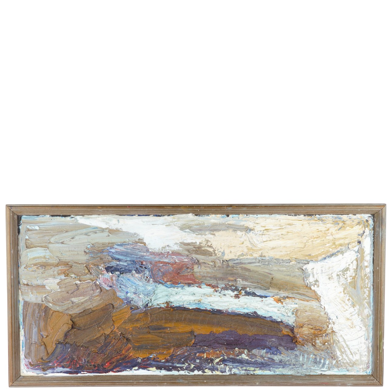 OIDENTIFIERAD KONSTNÄR. Oil on canvas, abstract, not signed.