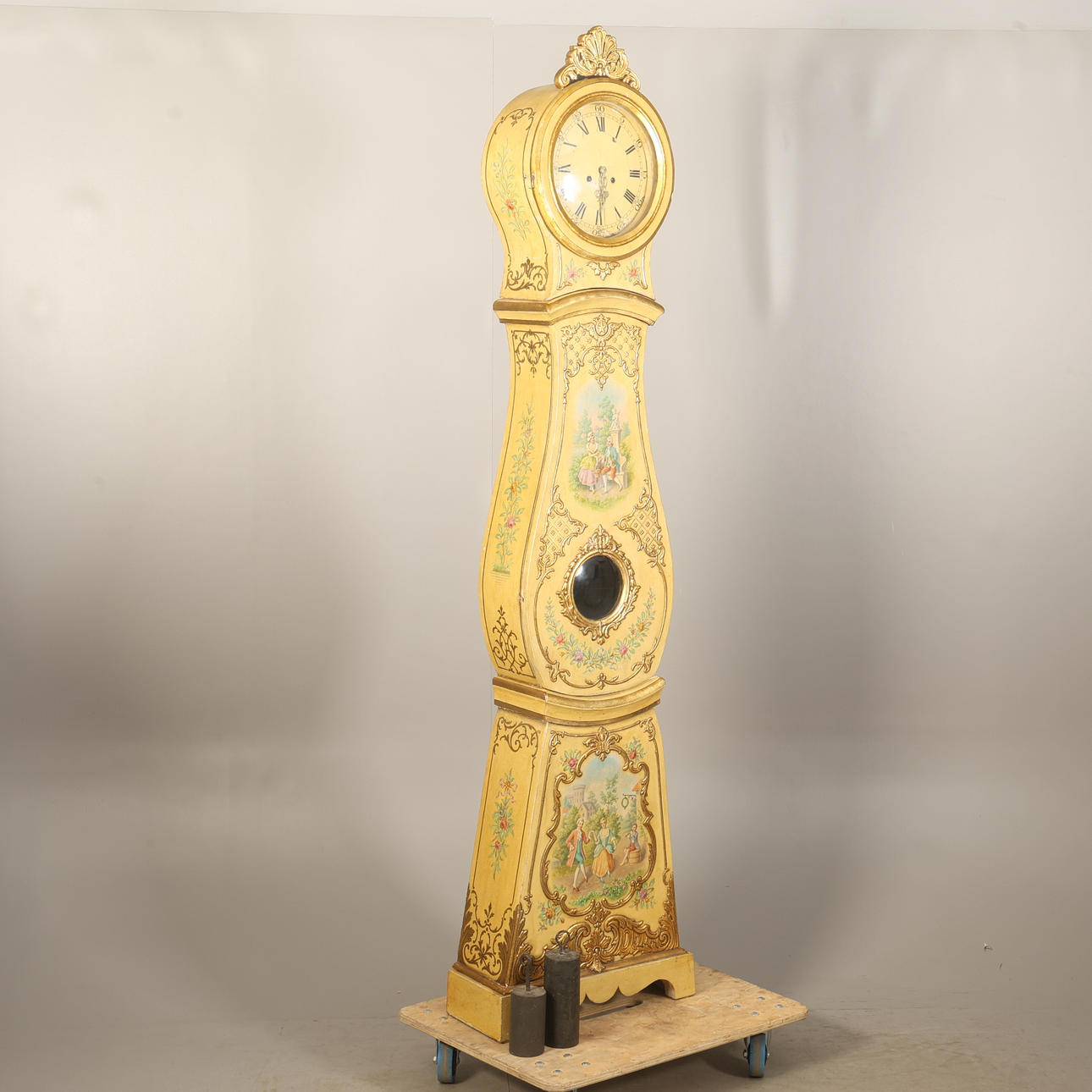 An original 17th/19th century Rococo floor clock.