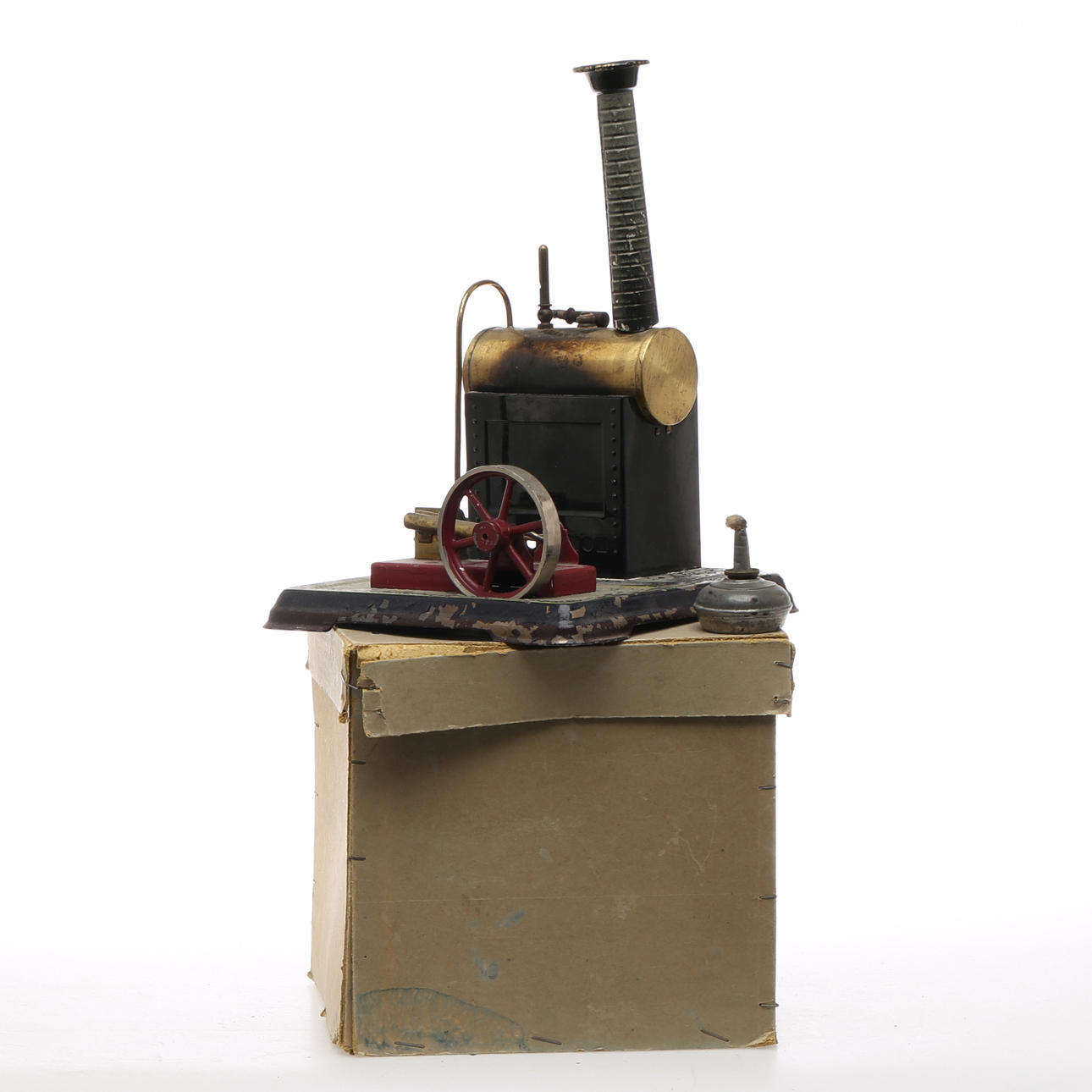 ÅNGMASKIN BING 10/114/2 . Liggande i originalkartong.