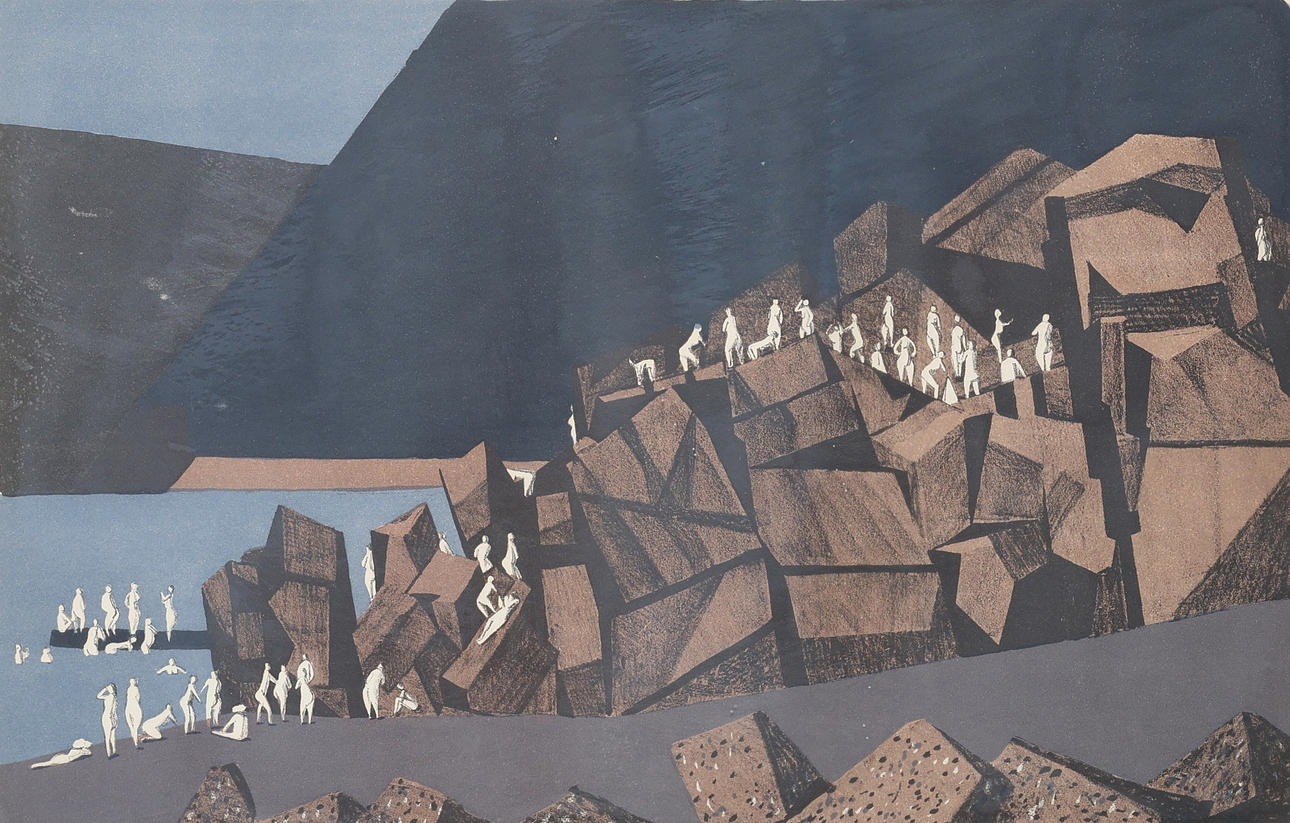 LARS NORMAN. Lithograph, signed, numbered 19/310.