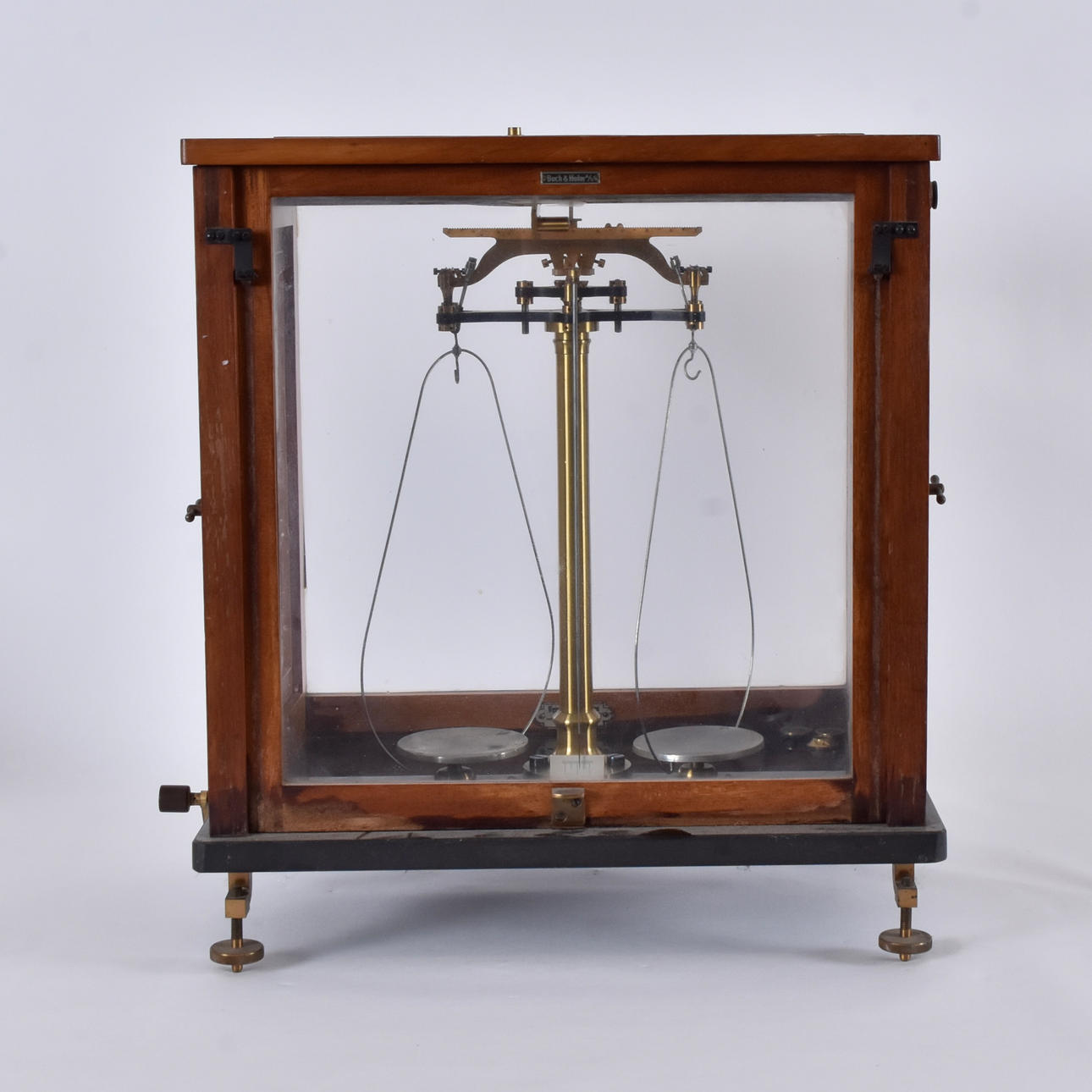 A precision pharmacy scale, Buch & Holm Denmark, 20th century, branded.