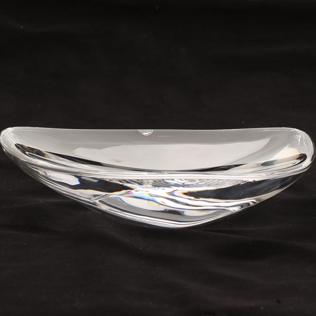 MARTTI RYTKÖNEN. SKÅLFAT, klarglas, Orrefors.