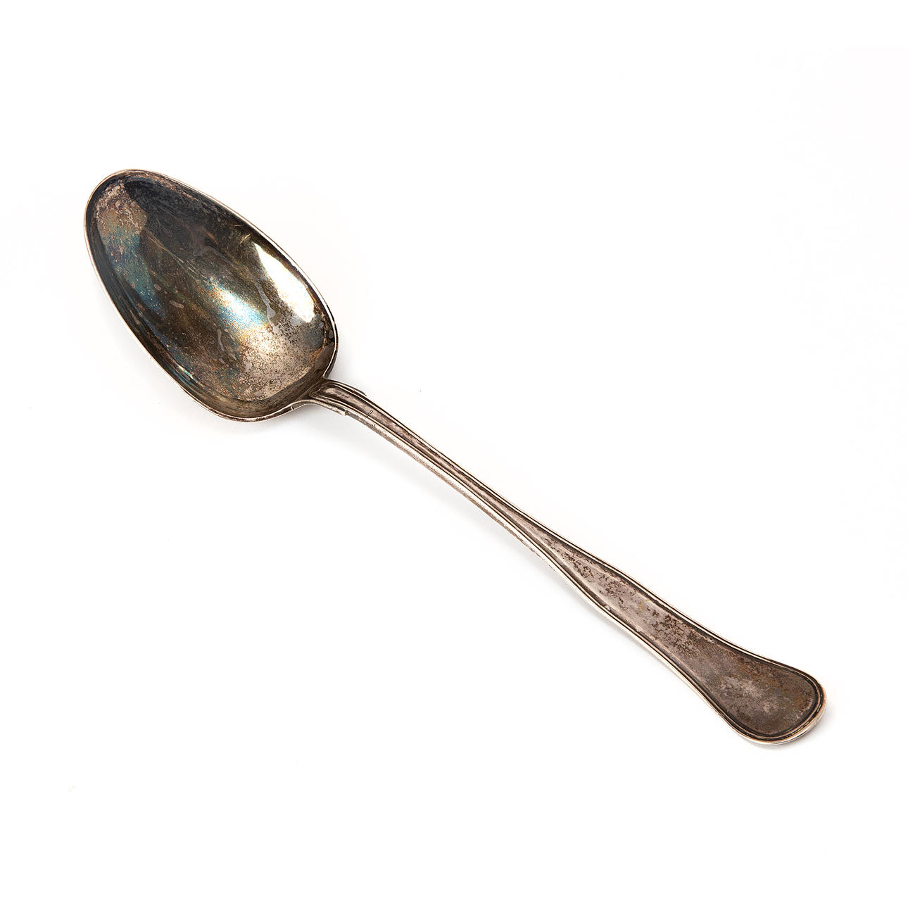 SERVING SPOON. Silver, Denmark.