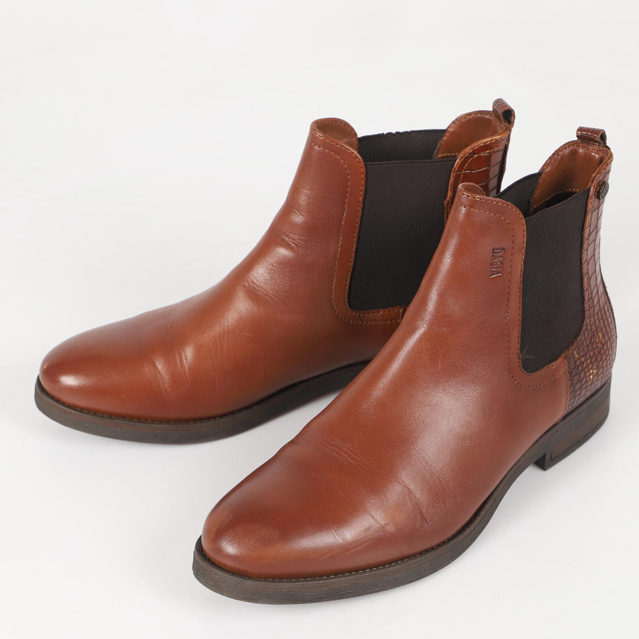 BOOTS, brown leather, Dasia.