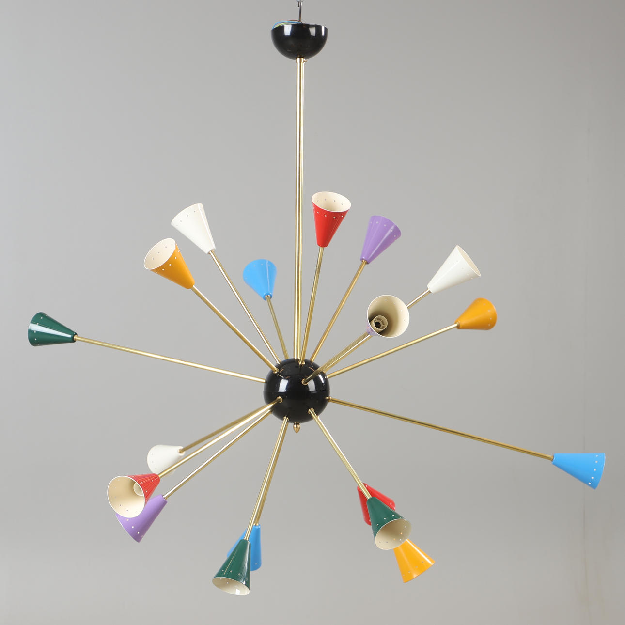 A contemporary ceiling lamp, Luci Srl, Parma, Italy, model “Sputnik”.