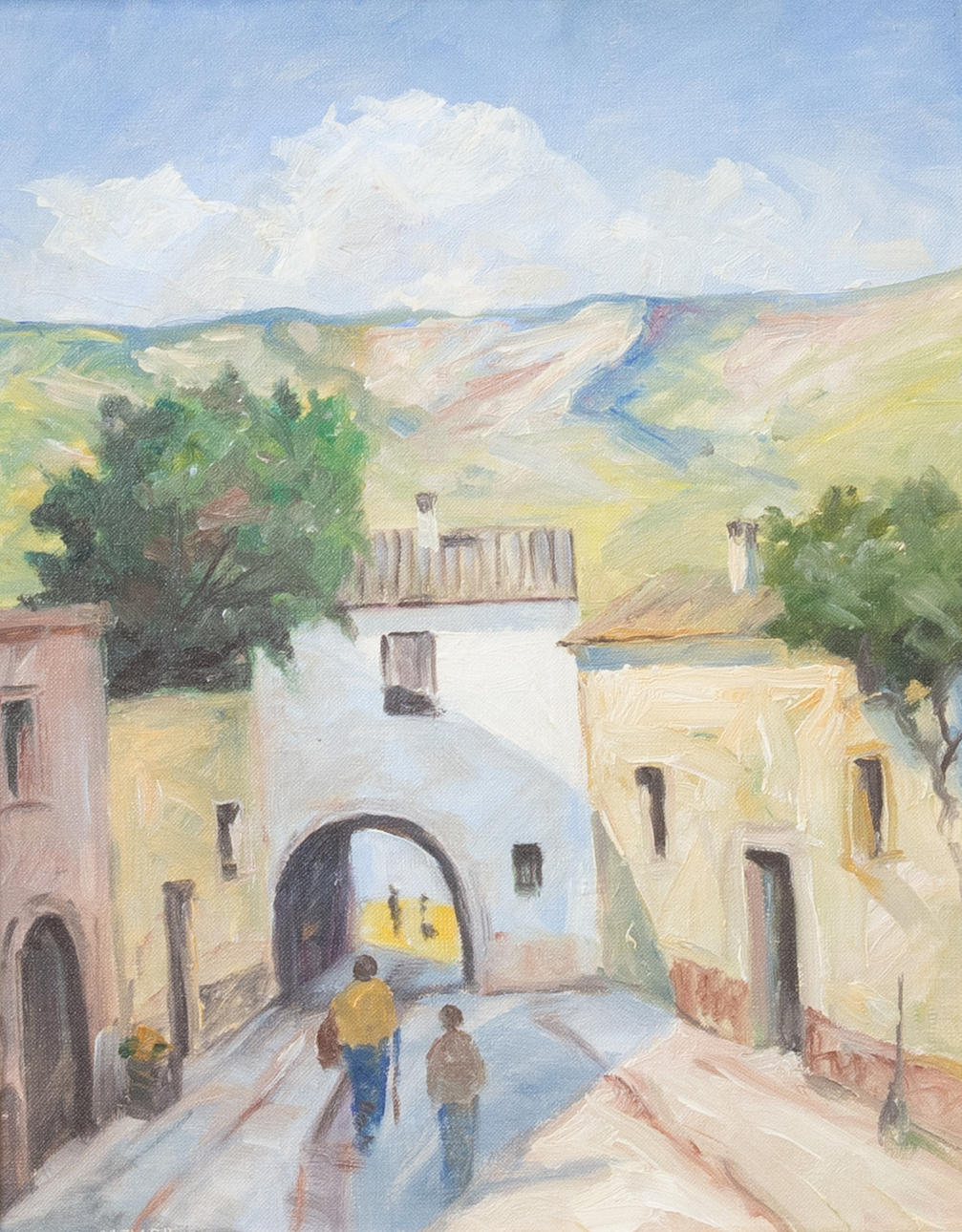 OIL ON CANVAS. JACOB MEYER. (1895-1971) Denmark. Signed.