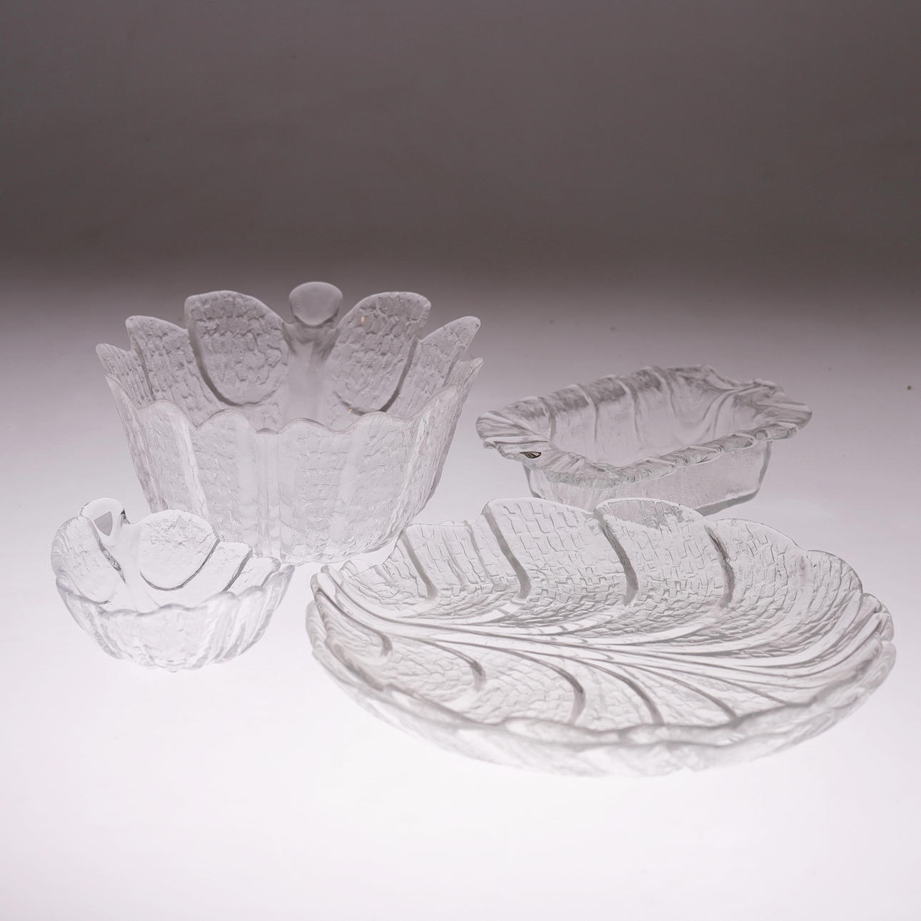 LARS HELLSTEN. glasservis, 22 delar, "Eden", Orrefors, 1900-talets andra hälft.