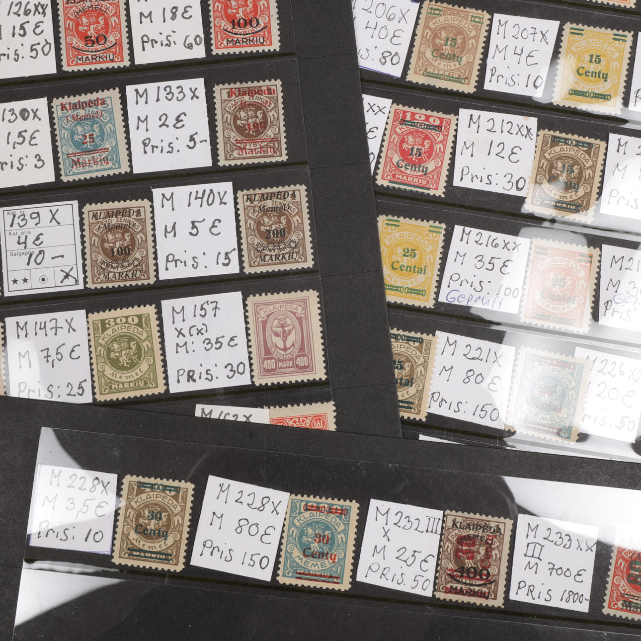 STAMPS, Memel/Kleipeda, 1920s.