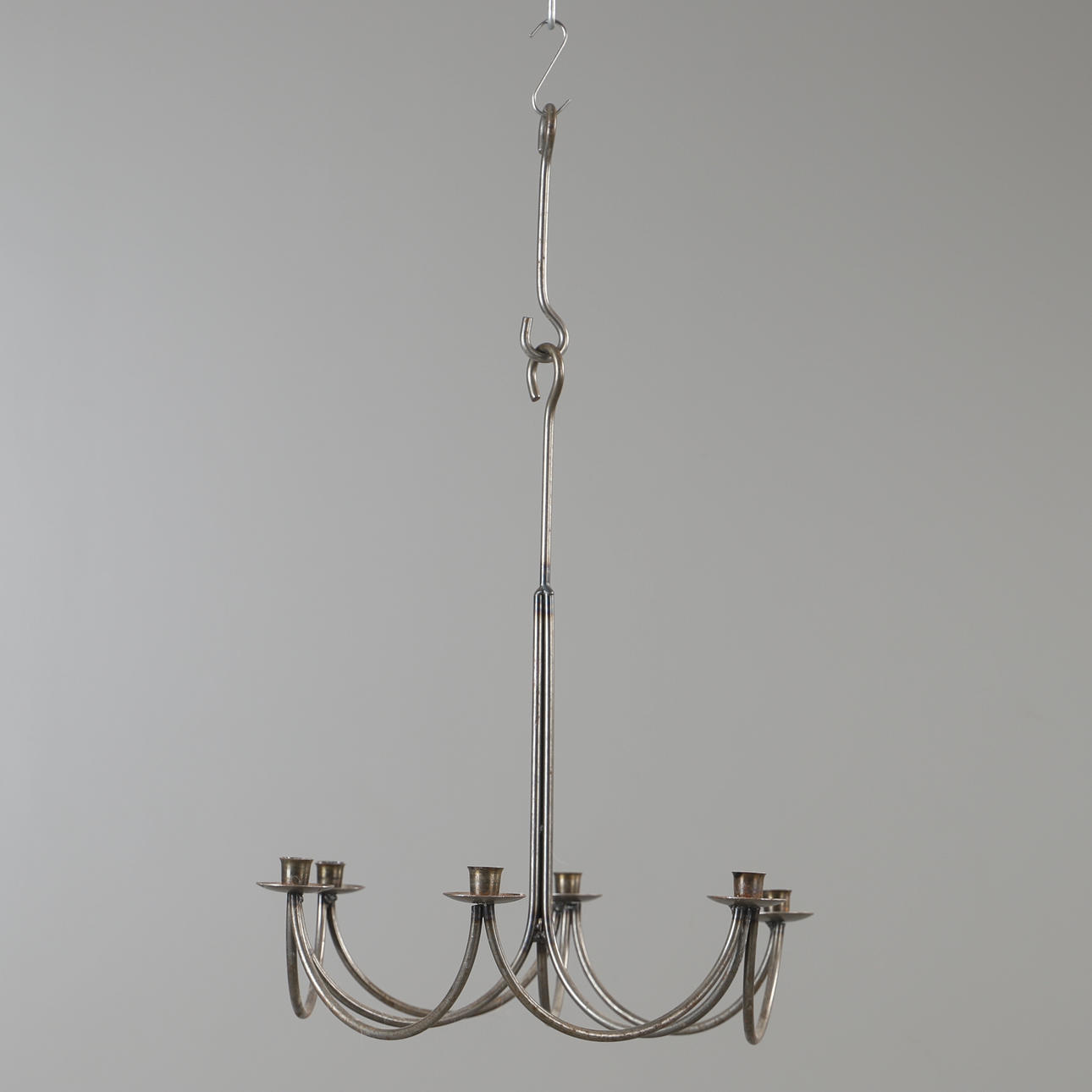 LJUSSKRONA, 6-arm, metal, 1900/2000s.