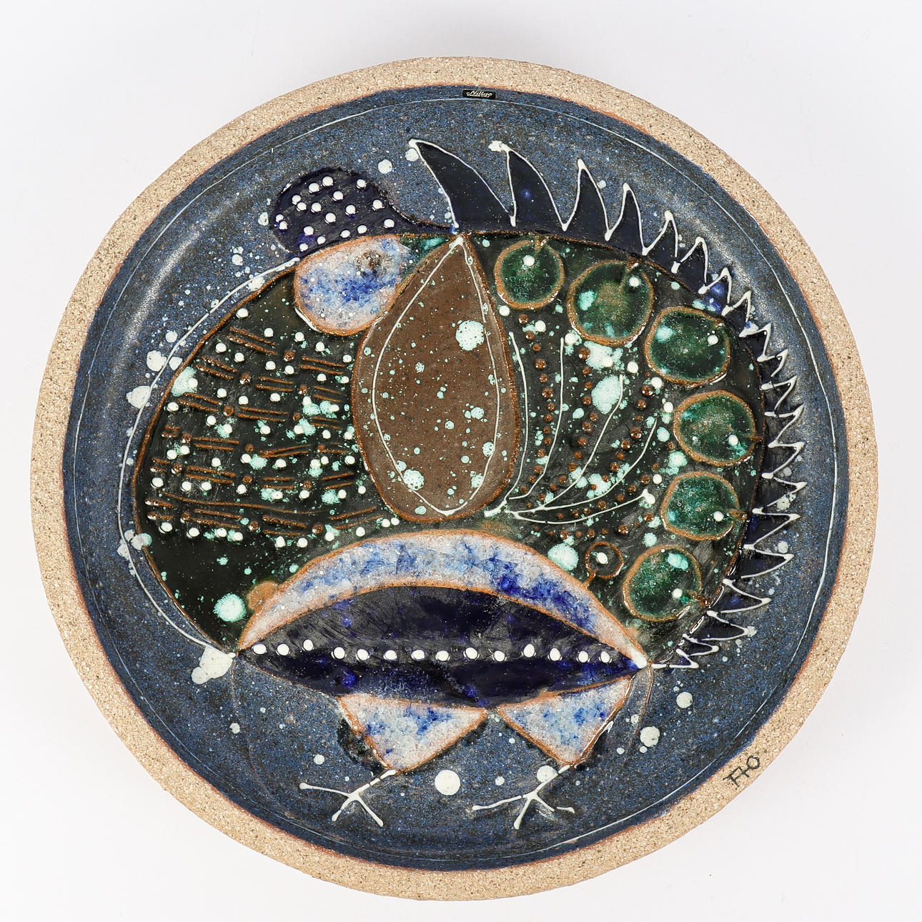 THOMAS HOLMSTRÖM. A ceramic dish, Nittsjö.
