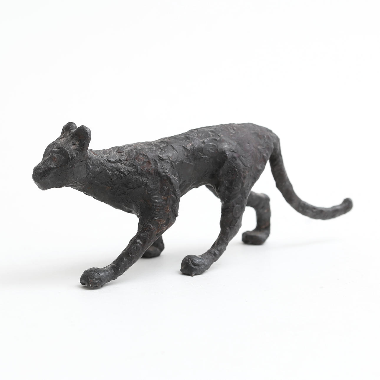 OKÄND KONSTNÄR. Sculpture, bronze, feline, unsigned.