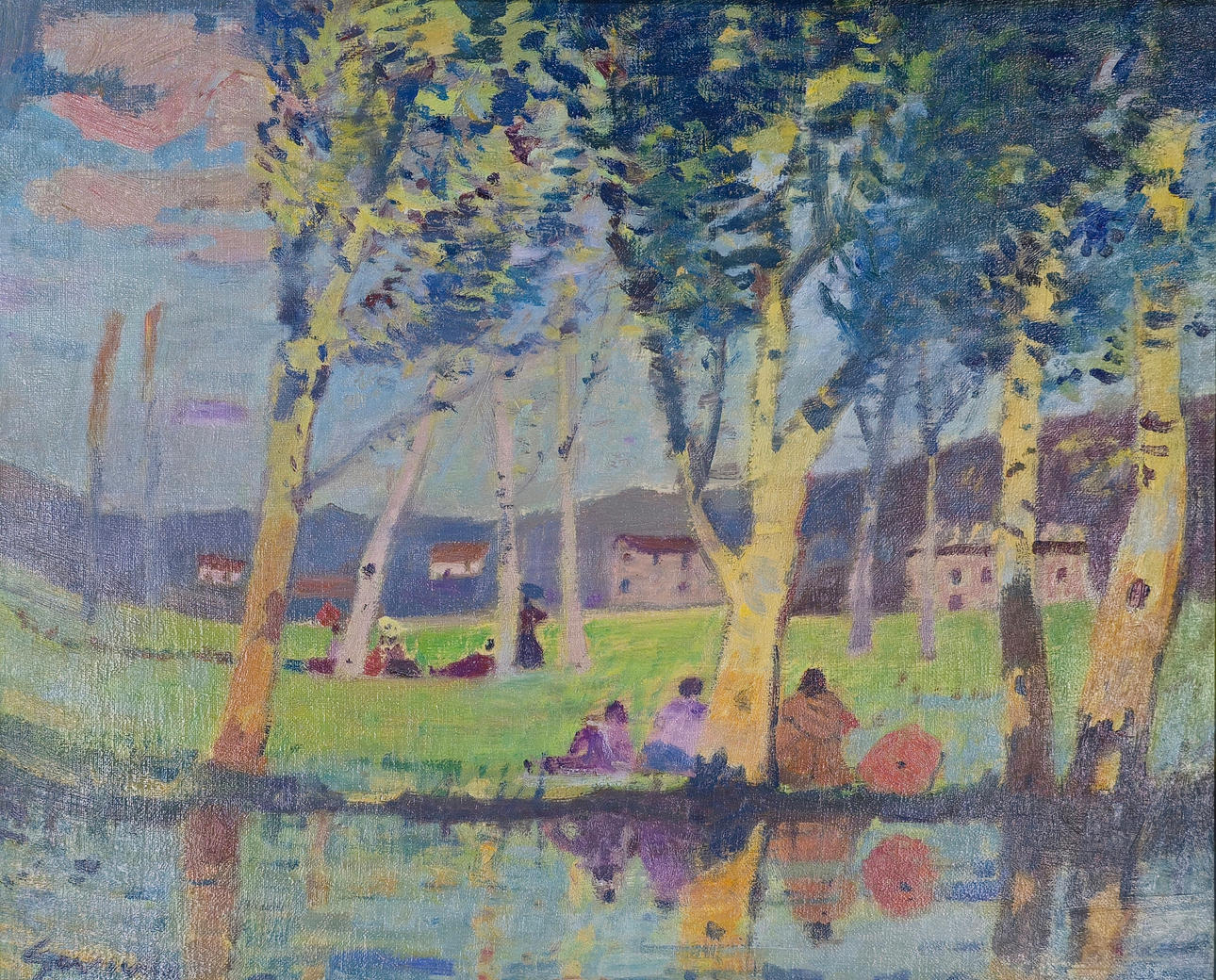 LANDSCAPE. OIL ON CANVAS. SIGNED CAPMANY.