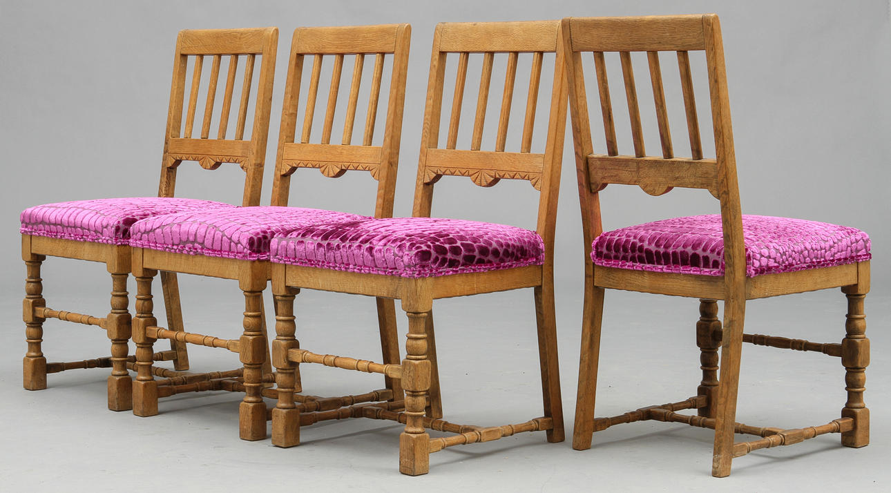 STOLAR, 4 st, barockstil, 1900-tal.