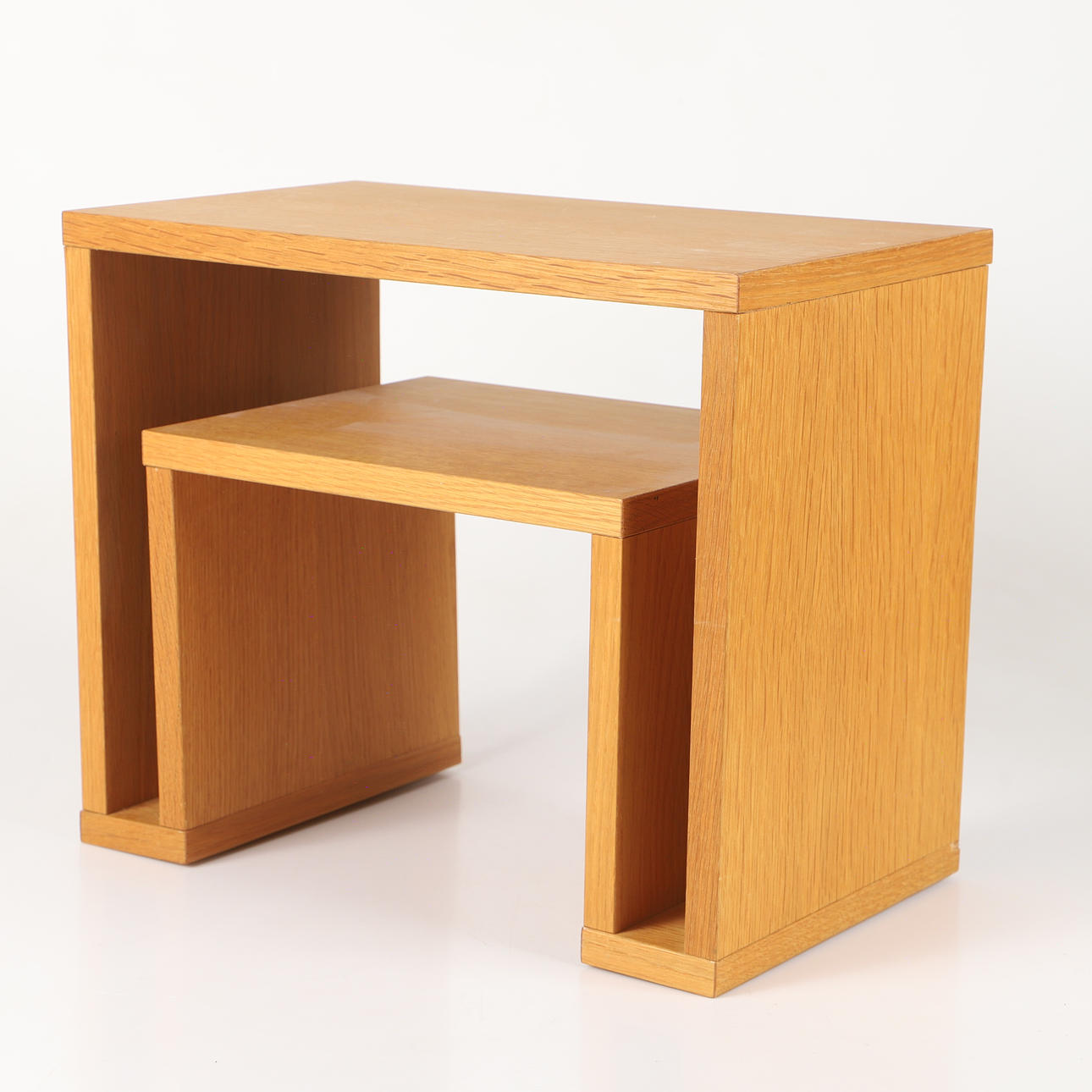 A shelf, oak veneer, MazeInt, 2000s.