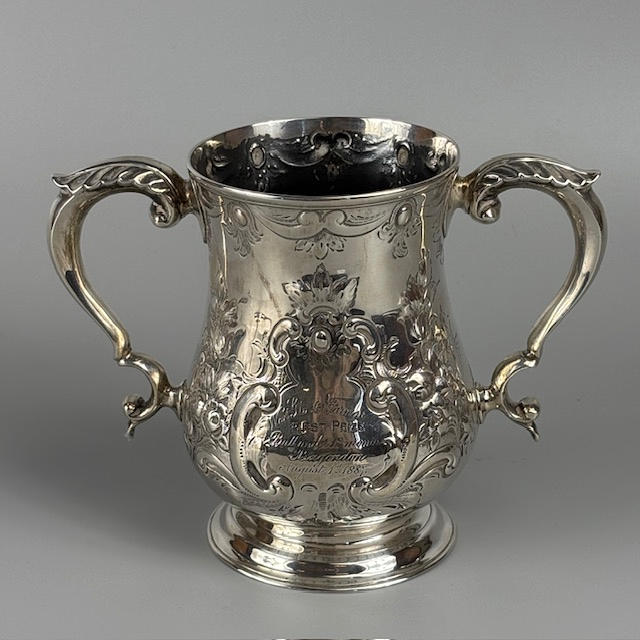ANTIQUE SILVER TROPHY CUP.