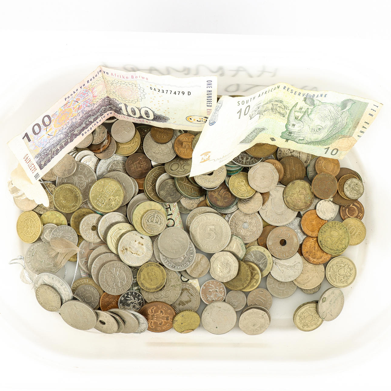 COINS AND BANKNOTES.