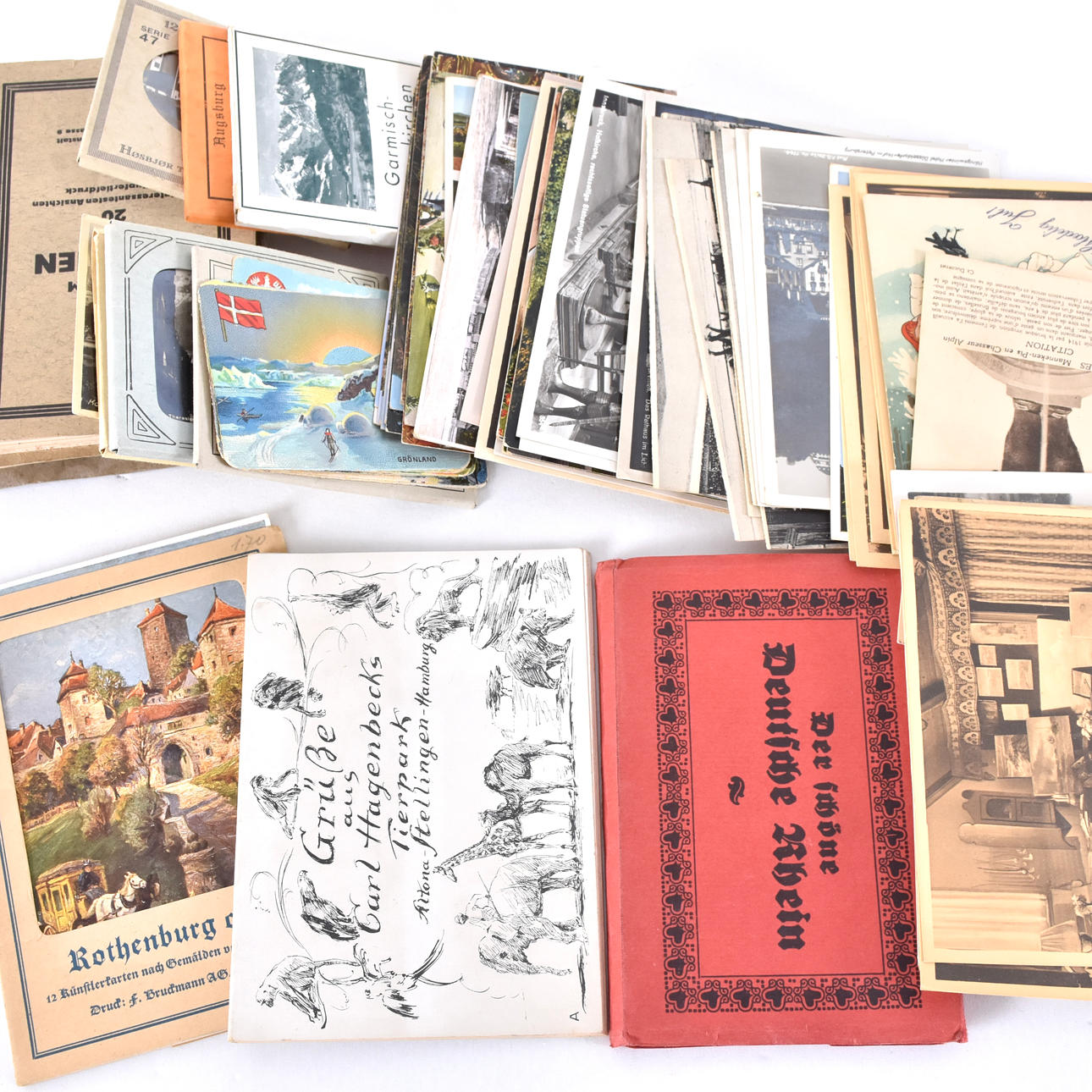 PARTI ÄLDRE VYKORT OCH BILDER, topografi.