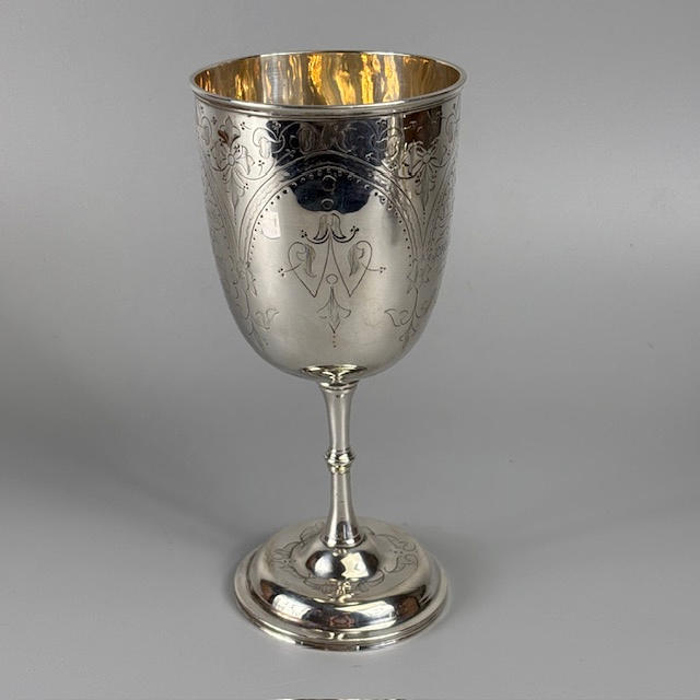 ANTIQUE ENGLISH SILVER HALLMARKED TROPHY.