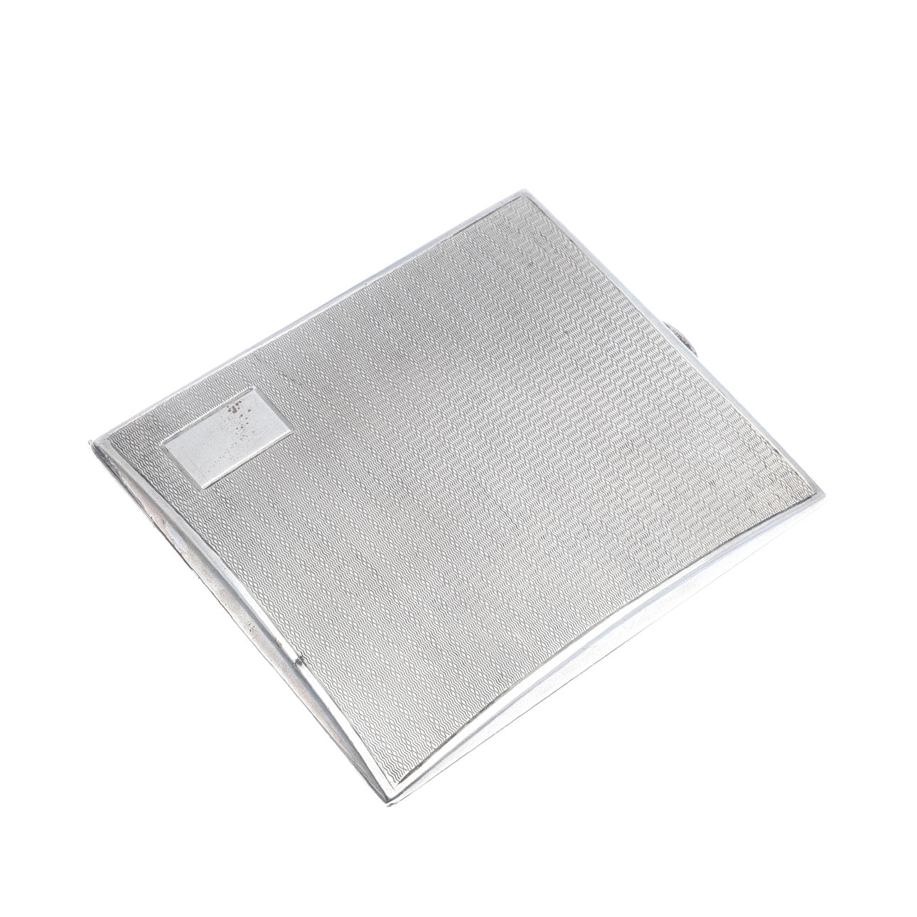 A SILVER CIGARETTE CASE.