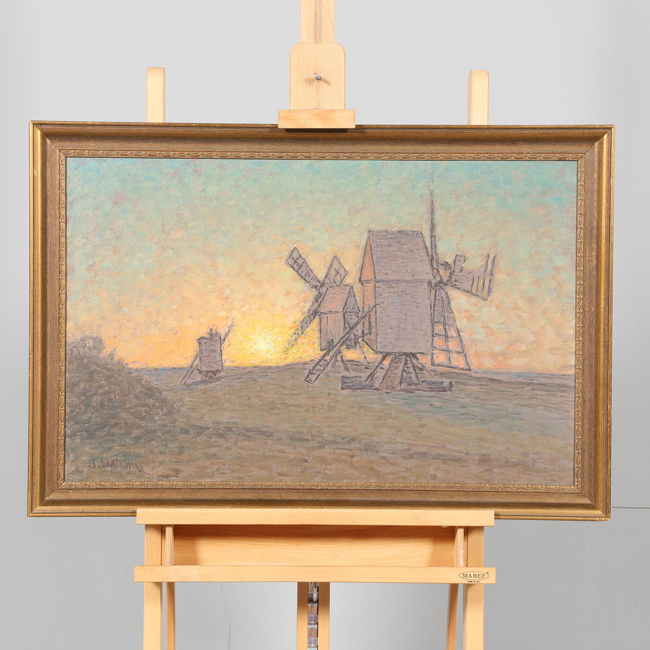 PER EKSTRÖM. OIL ON CANVAS, Signed.