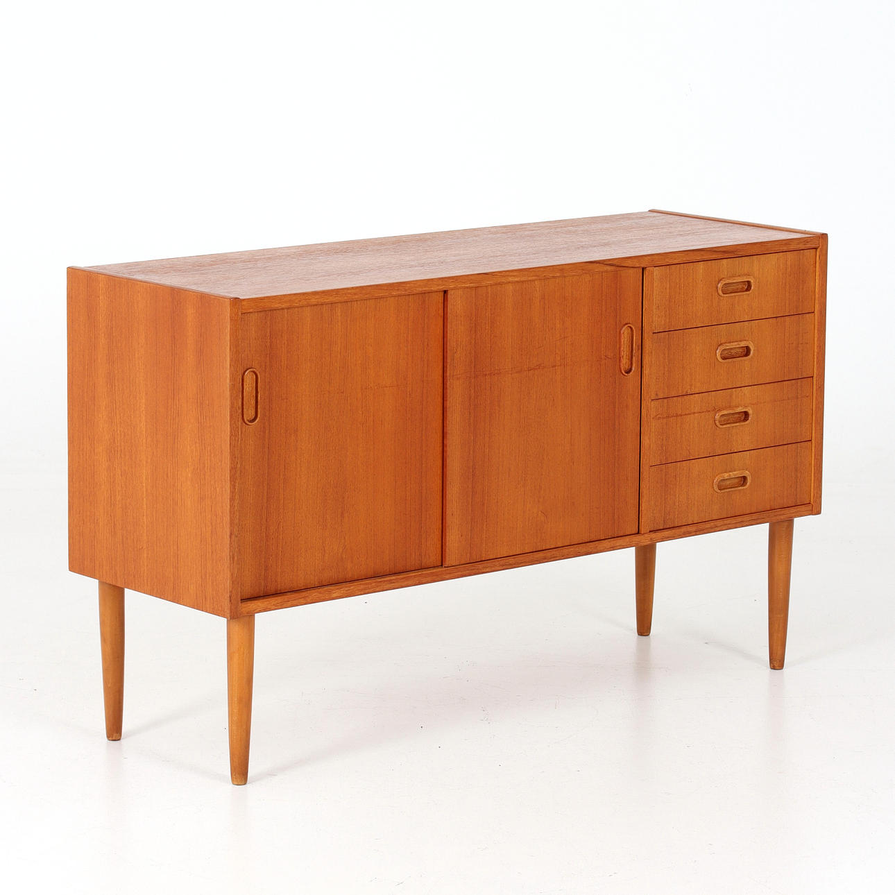 A 1960's teak sideboard.