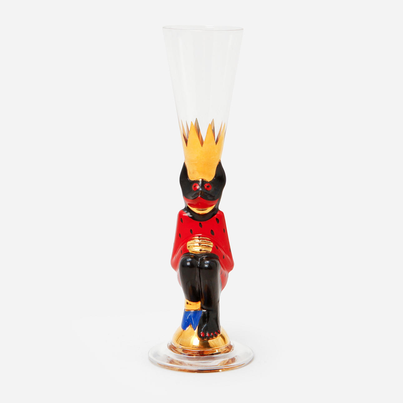 GUNNAR CYRÉN. Snap glass “Devil”, from the Nobel tableware, Orrefors.