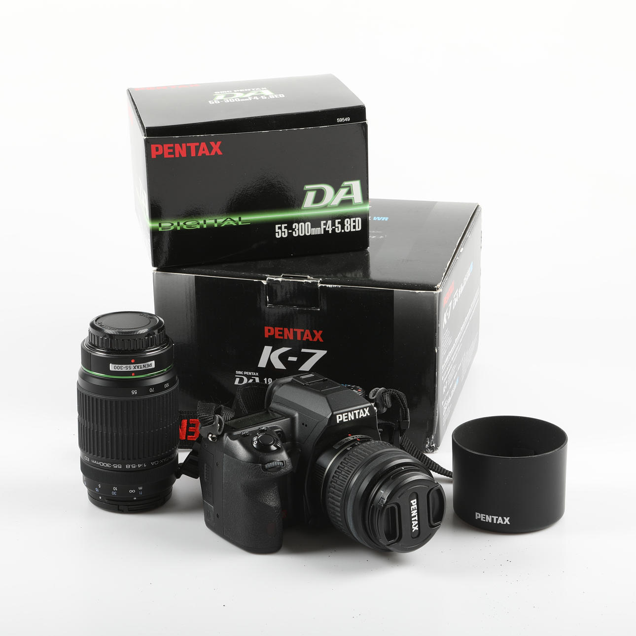 DIGITAL CAMERA, Pentax K-7 with accessories, 2009.