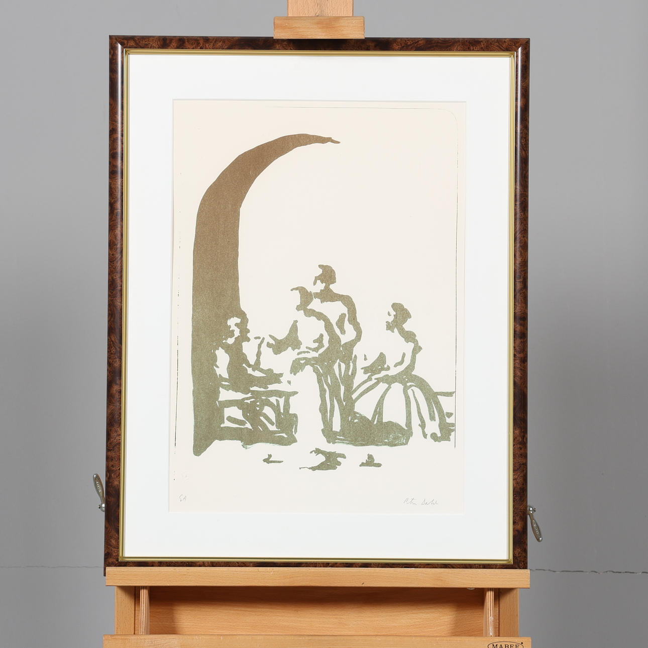 PETER DAHL. LITHOGRAPHY, épreuve d'artiste, signed.