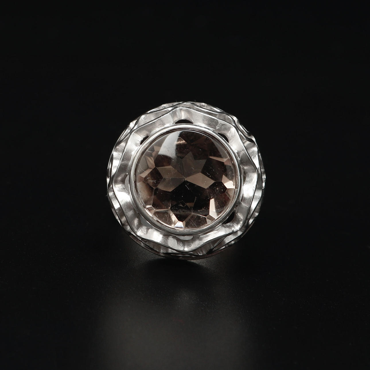 ANDERS HÖGBERG. Ring, silver och rökkvarts, Göteborg, 1972.