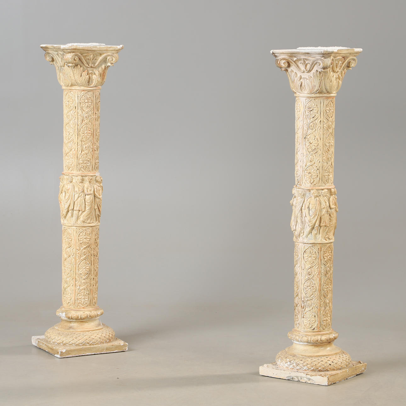 PIEDESTALER, 1 par, 1900-tal.